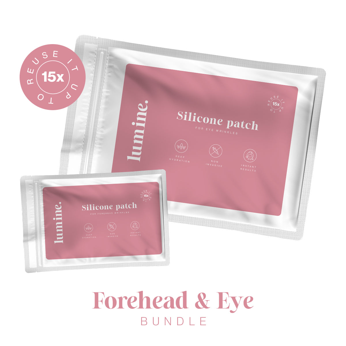 Paket – Silikonski flasteri protiv bora – OČi + Čelо